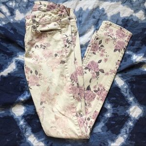 American Eagle Outfitters Floral Skinny Jeans - 2R